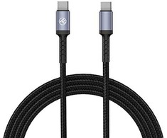 USB-C į USB-C laidas Tellur 3A PD 60W 2 m, juodas