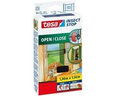 TESA MOSKITIERA OKIENNA ZWIJANA Juoda 1,3m x 1,5m