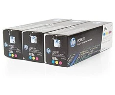 Hewlett Packard (HP) HP 128A, skirtas Color LaserJet CM1415 / CP1525 serijai C,Y,M (kiekvienas 1 300 puslapių)