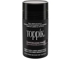 Toppik Hair Building Fibers atspalvį suteikianti priemonė plaukams, atspalvis: Medium Brown, 27.5 g