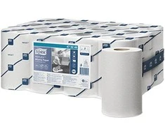 Popieriniai rankšluosčiai TORK, 473246, REFLEX MINI M3, 1.sl., 19.8 x 35 cm, 120 m/rul., balta sp.