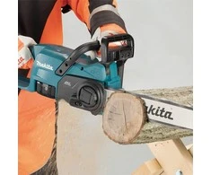 Grandininis pjūklas Makita DUC407ZX3; 18 V; 40 cm be akumuliatoriaus ir kroviklio