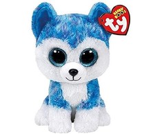 TY Beanie Boss Prince - mėlynas Husky 24cm