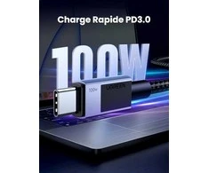 Ugreen ML USB įkrovimo laidas USB-C į USB-C PD L512 (pilkas), 3 m