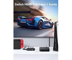 UGREEN šakotuvas CM332 3in1 HDMI 1.4 4K 30 Hz - Juodas