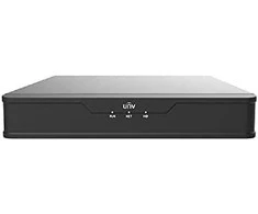 Uniview NVR, 8 kanalai, 8xPoE (maks. 108W), H.265, 1x HDD (maks. 6TB), pralaidumas 64/48Mbps, HDMI, VGA, 2xUSB 2.0, garsas, ONVIF