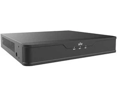 Uniview NVR, 8 kanalai, 8xPoE (maks. 108W), H.265, 1x HDD (maks. 6TB), pralaidumas 64/48Mbps, HDMI, VGA, 2xUSB 2.0, garsas, ONVIF