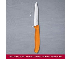 Victorinox Peilis Victorinox augalams, lygus, 10 cm, oranžinis