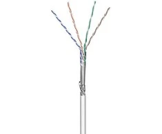 Goobay 95708 CAT 5e network cable, SF/UTP, pilkas, 305 m