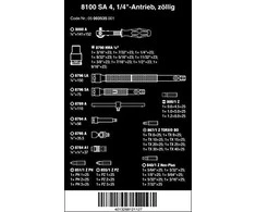 Wera 8100 SA 4 Zyklop sukimo raktų rinkinys, 1/4, 41 dalies