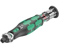 Grąžtas Terkšlė Wera 8009 Zyklop Pocket Imperial Set 1; 3/8''-1/4'' +? sukimo antgaliai