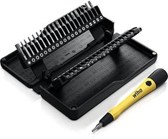 Wiha Zai home micro bit set, 42 pieces (juodas, incl. bit holder with ESD handle)