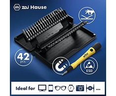 Wiha Zai home micro bit set, 42 pieces (juodas, incl. bit holder with ESD handle)