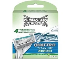 Wilkinson Sword Quattro Essential 4 Keičiami peiliukai vyrams, 1 pakuotė