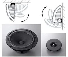Kompiuterio kolonėlės Yamaha NS-AW592W lauko kolonėlės, 2 vnt. Baltos spalvos