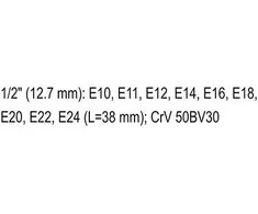 Sukimo galvučių komplektas Yato YT-0521; TORX; 9 vnt.