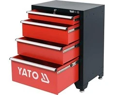 Yato Toya Sa Poland Spintelė dirbtuvėms | 4 stalčiai | 66 x 45.7 x 86.3 cm (YT-08933)