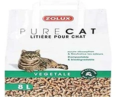 Krienai Zolux PureCat vegetalis bekvapis 8 l