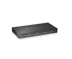 Šakotuvas ZYXEL GS1920-48V2, 50 prievadų išmanusis valdomas komutatorius, 48 gigabitų varinis ir 4 gigabitų dviejų asmenų, hibridinis režimas, autonominis arba „Nebulaflex“ debesis (5 metų garantija)