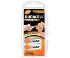 Duracell 13 Elementai Klausos Aparatui PR48 DA13 6Vnt