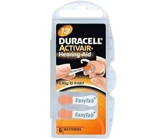 Duracell 13 Elementai Klausos Aparatui PR48 DA13 6Vnt