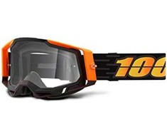 100 % apsauginiai akiniai 100 % RACECRAFT 2 COSTUME 2 (Clear Glass Anti-Fog, LT 88 % -92 % + 10 Slyding) (NAUJIENA)
