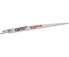 Bahco Tiesinio pjūklo geležtės Sandflex Bi-Metal 228mm*1,3mm SL 6TPI, Medienai ir metalui 2vnt