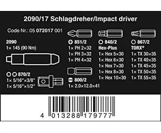 Wera 2090/17 atsuktuvų rinkinys