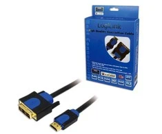 LOGILINK CHB3103 LOGILINK - Kabelis HDMI-DVI Aukštos kokybės 3m
