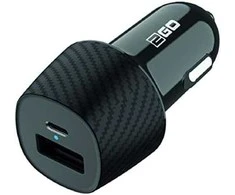 Įkroviklis 2GO 2GO KFZ-Ladegerät 20W 1xUSB-C 1xUSB-A juodas