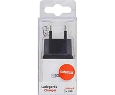 Įkroviklis 2GO 2GO Ladegerät 10,5W 2-Port 2x USB-A, baltas