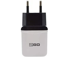 Įkroviklis 2GO 2GO Ladegerät 10,5W 2-Port 2x USB-A, baltas