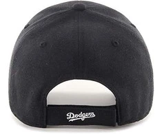 Kepurė 47 Brand 47 prekės ženklo 47 prekės ženklas Los Angeles Dodgers juodos spalvos universalus kepuraitė