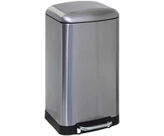 5five Simply Smart Metalinė šiukšlių dėžė su pedalu, 30L