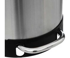 5five Simply Smart Steel Ariane siaura šiukšlių dėžė, nerūdijančio plieno, su pedalu, 30 l