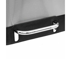 5five Simply Smart Steel Dviejų skyrių šiukšliadėžė Ariane, nerūdijančio plieno, su pedalu, 2 x 30 l