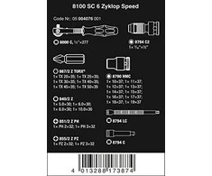 Įrankių komplektas Wera Zyklop Speed 8100 SC; 1/2''; 28 vnt.