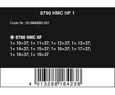 WERA 8790 HMC HF 1 Zyklop lizdų komplektas