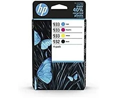 Hewlett Packard (HP) HP 932/933 4-pack (6ZC71AE) Rašalinių kasečių komplektas, BK/C/M/Y