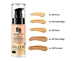 AA Make Up Filler Wrinkle Decrease Foundation Pro Age System 107 Dark rusvai gelsvas, 30 ml