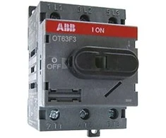 ABB jungiklis OT63F3 63A 3P be veleno ir rankenos 1SCA105332R1001