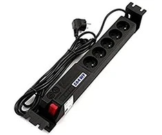 hsk data Atrack 19'' Panelė 5x220V ACAR A-504, 5m maitinimo kabelis Juodas