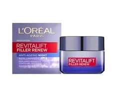 Acid L'Oreal Revitalift Filler Renew hialurono rūgšties naktinis kremas nuo senėjimo, 50 ml