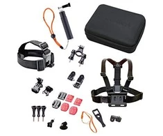 „Rollei AC Mount Set Outdoor“ – 23 dalių priedų rinkinys lauke, skirtas „Rollei Actioncams“ ir „GoPro“
