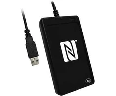 ACS Magnetinių kortelių skaitytuvas (ACR1252U), USB, Juodas