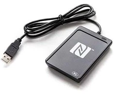 ACS Magnetinių kortelių skaitytuvas (ACR1252U), USB, Juodas