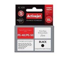 ActiveJet Rašalinio spausdintuvo kasetė Active Jet Canon PG-40, juoda