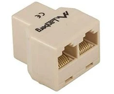 LANBERG AD-RJ45-2RJ45-OU Lanberg RJ45 inline coupler RJ45->2XRJ45