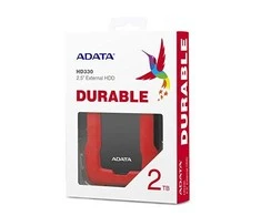 Išorinis Kietasis Diskas - Adata HD330 2000 GB Raudonas