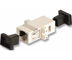 Efb Elektronik EFB 53302.31 Adapteris SC/SC simplex jednomodowy OS2, plastik/keramikinė tuleja, mėlyna